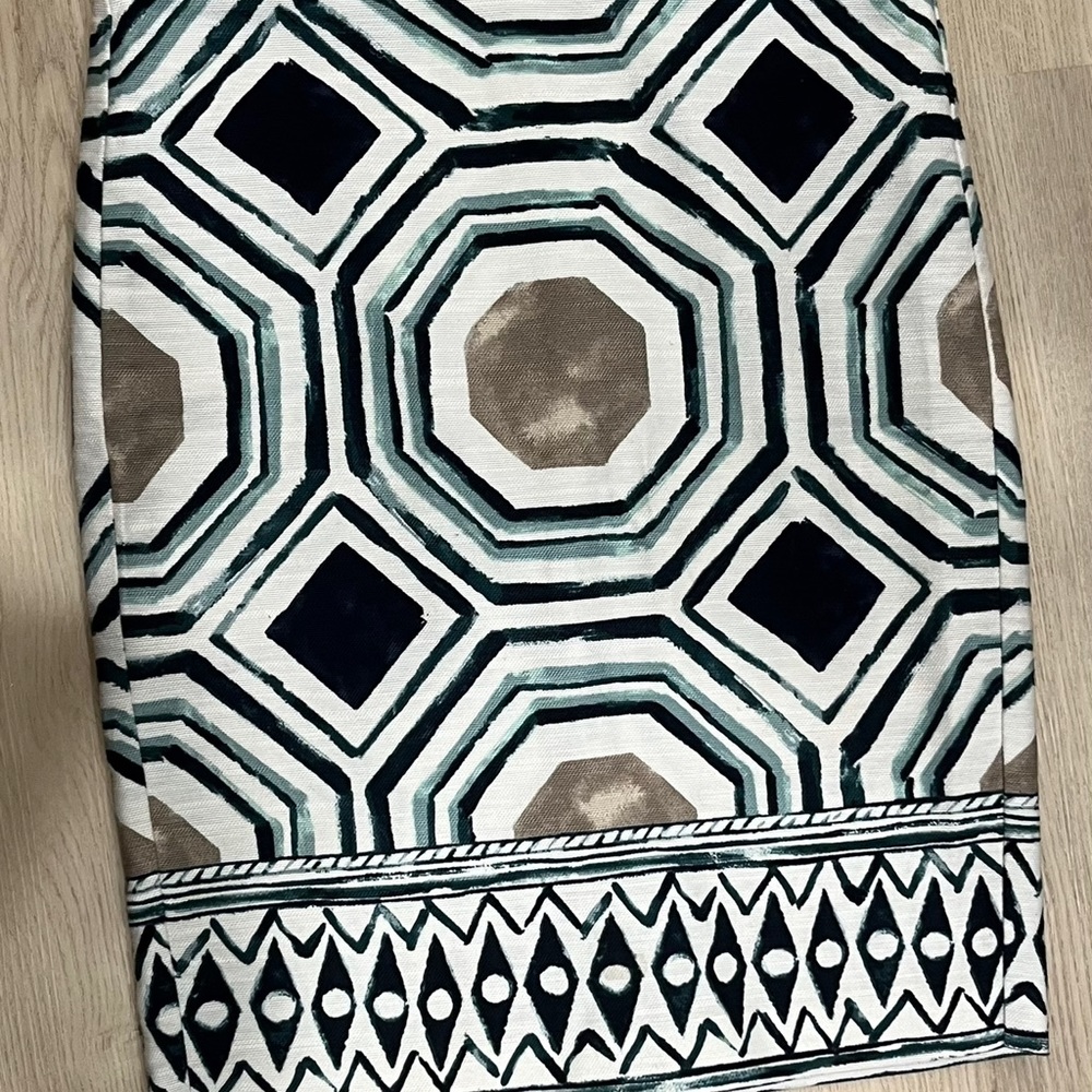 Geometric Pencil Skirt